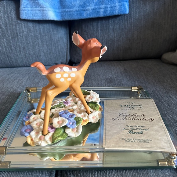 Disney Classics Collection Bambi “Purty Flower” Statue Figurine Vintage Art - Picture 4 of 7